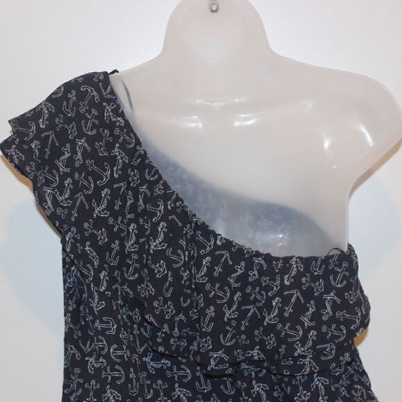 Collective Concepts One Shoulder Mini Dress Women Size Medium - Picture 5 of 10